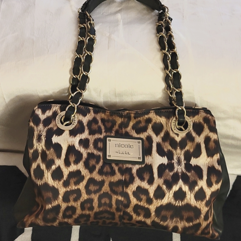 NICOLE MILLER CHEETAH PURSE